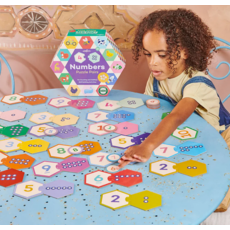 EEBOO NUMBERS HEXAGON PUZZLE PAIRS
