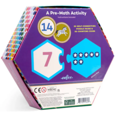 EEBOO NUMBERS HEXAGON PUZZLE PAIRS