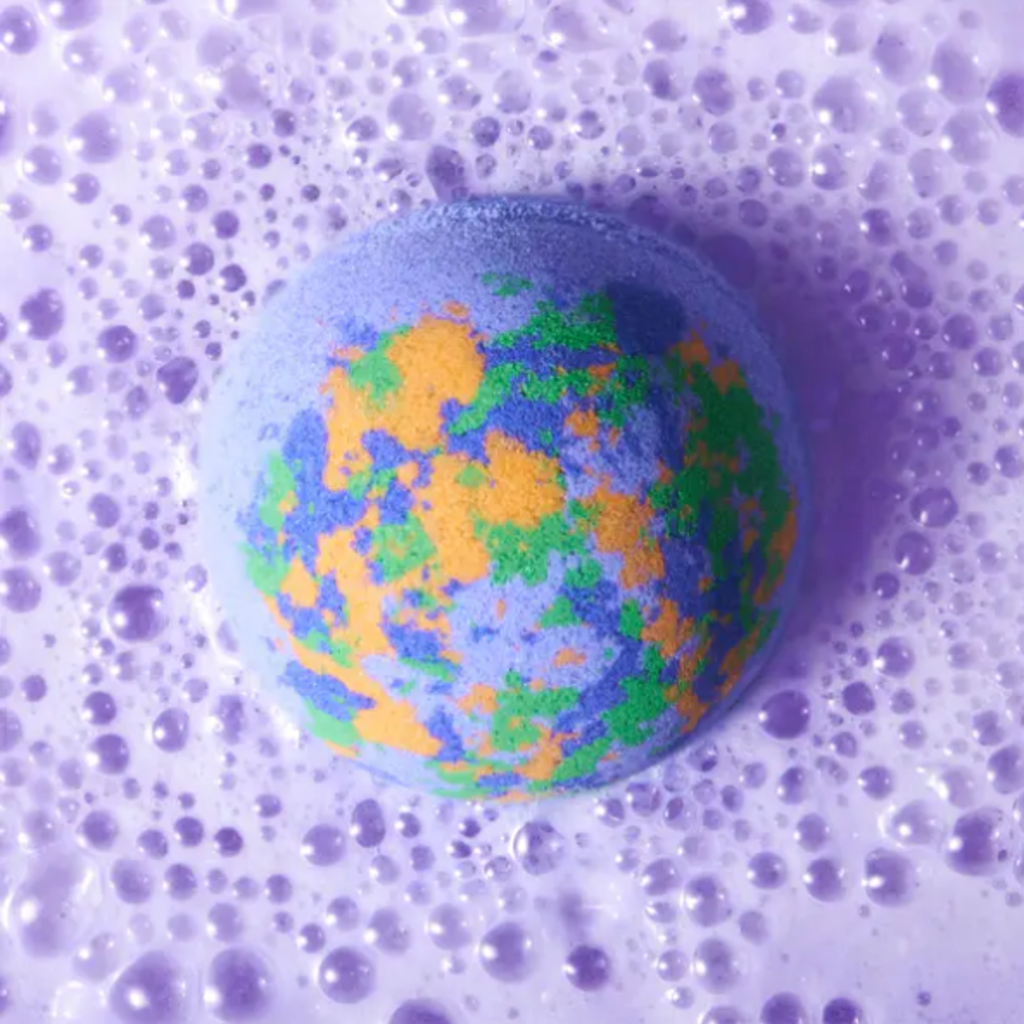 DA BOMB TIE DYE PURPLE BOMB BATH FIZZER