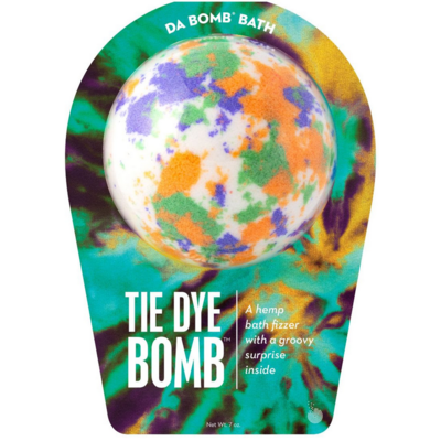 DA BOMB TIE DYE WHITE BOMB BATH FIZZER*