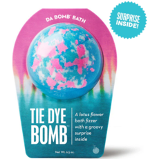 DA BOMB TIE DYE BLUE BOMB BATH FIZZER
