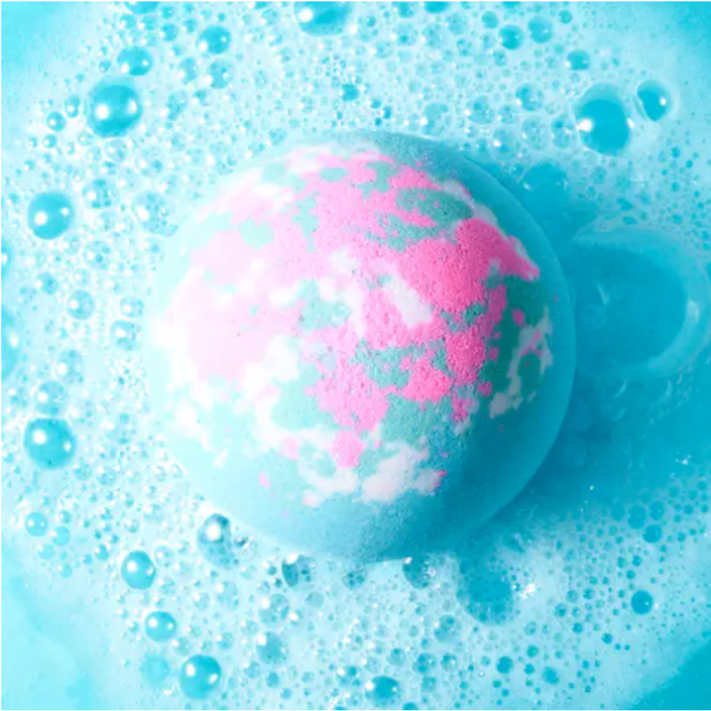 DA BOMB TIE DYE BLUE BOMB BATH FIZZER