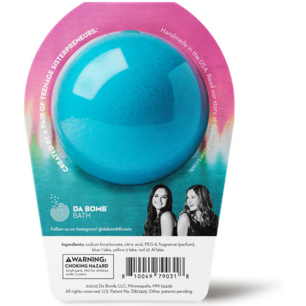 DA BOMB TIE DYE BLUE BOMB BATH FIZZER