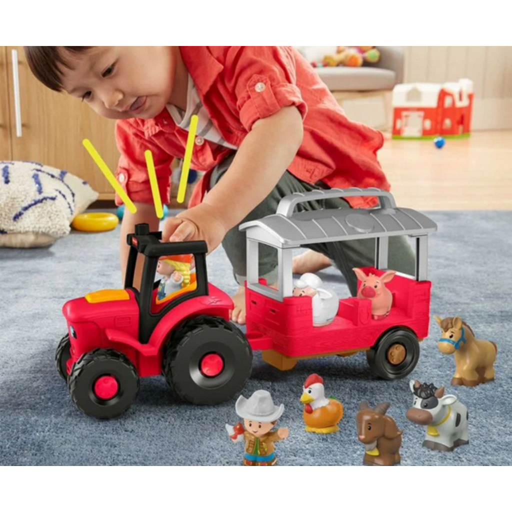 LITTLE PEOPLE LITTLE PEOPLE CARING FOR ANIMALS TRACTOR GIFT SET