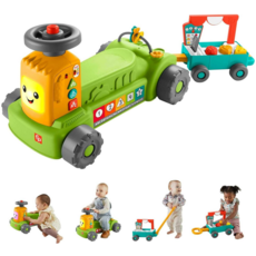 FISHER PRICE 4 IN 1 FARM TO MARKET TRACTOR