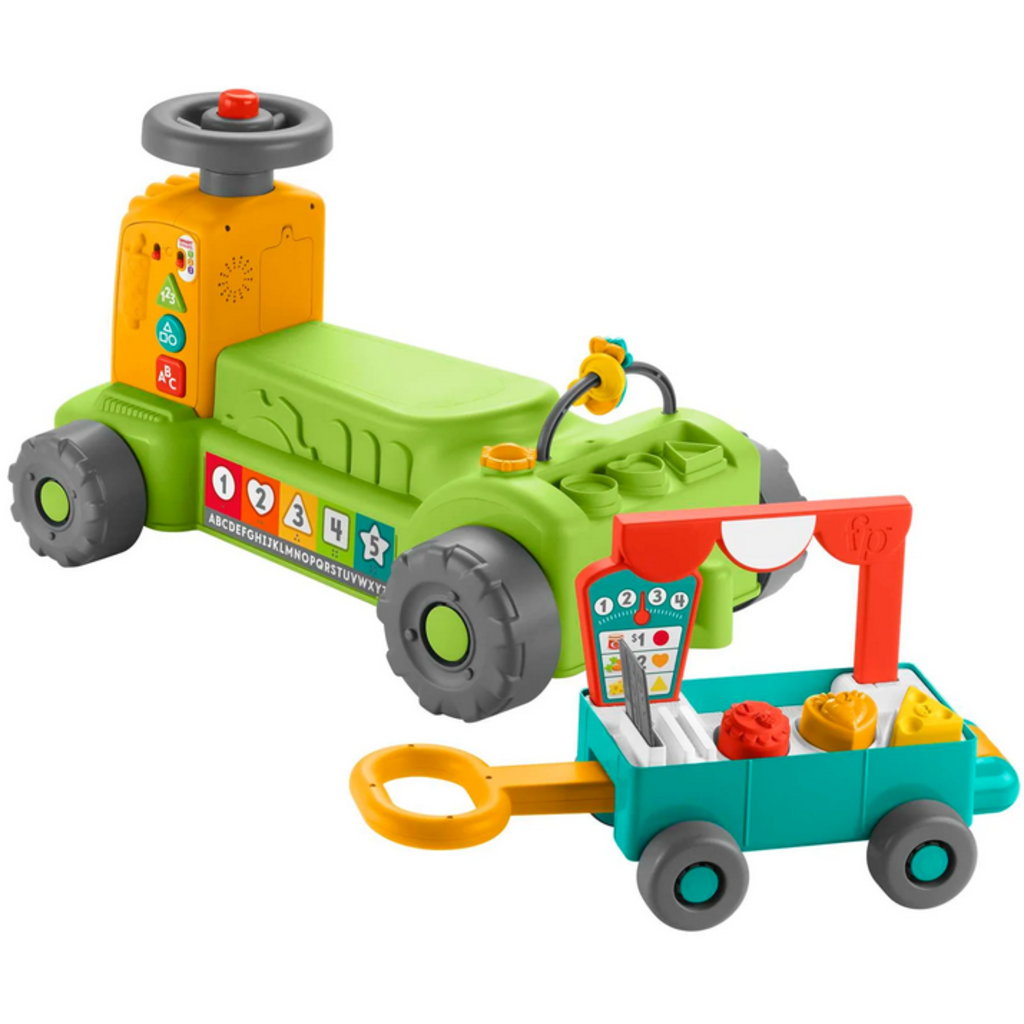 FISHER PRICE 4 IN 1 FARM TO MARKET TRACTOR