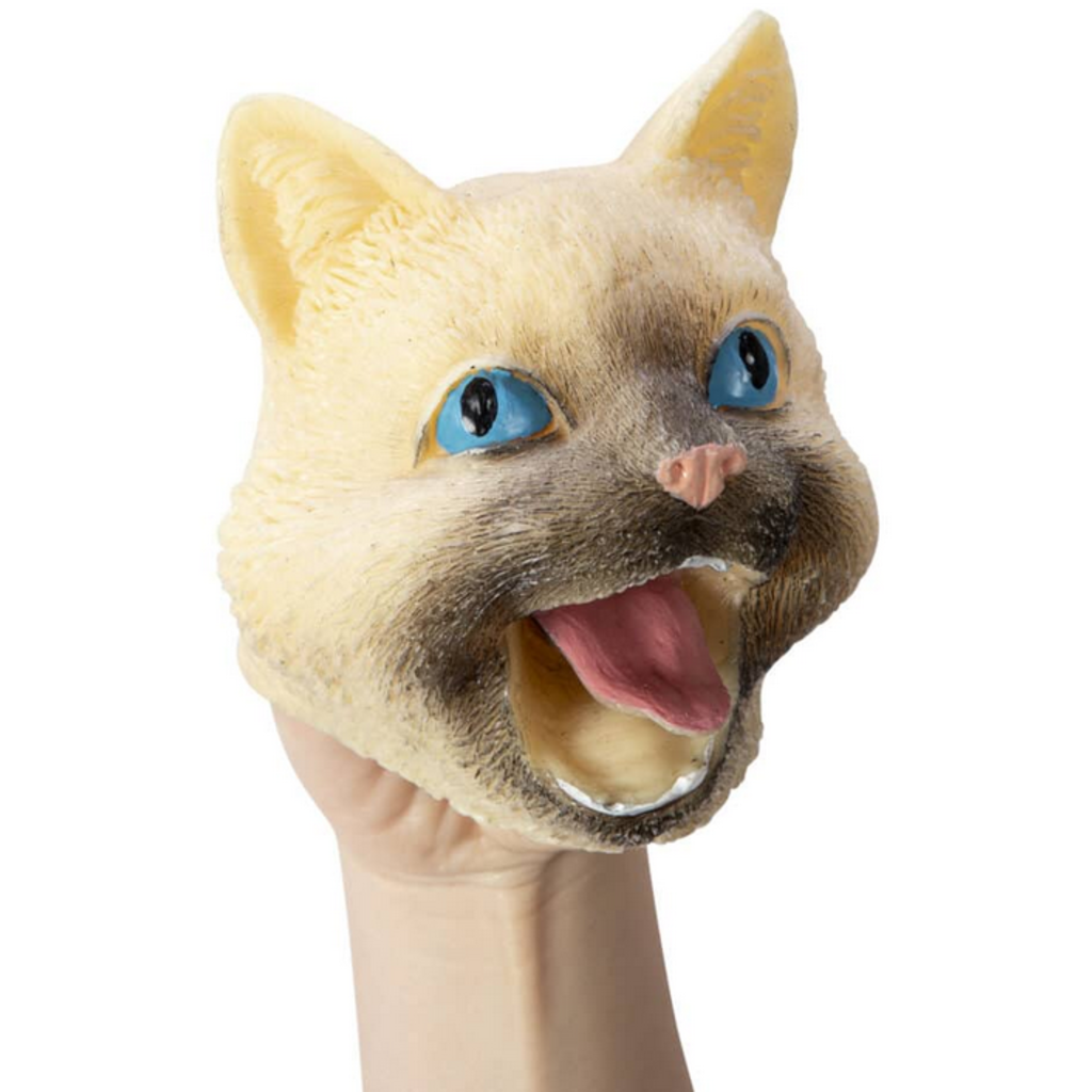 SCHYLLING ASSOCIATES RUBBER HAND PUPPET CAT