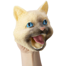 SCHYLLING ASSOCIATES RUBBER HAND PUPPET CAT