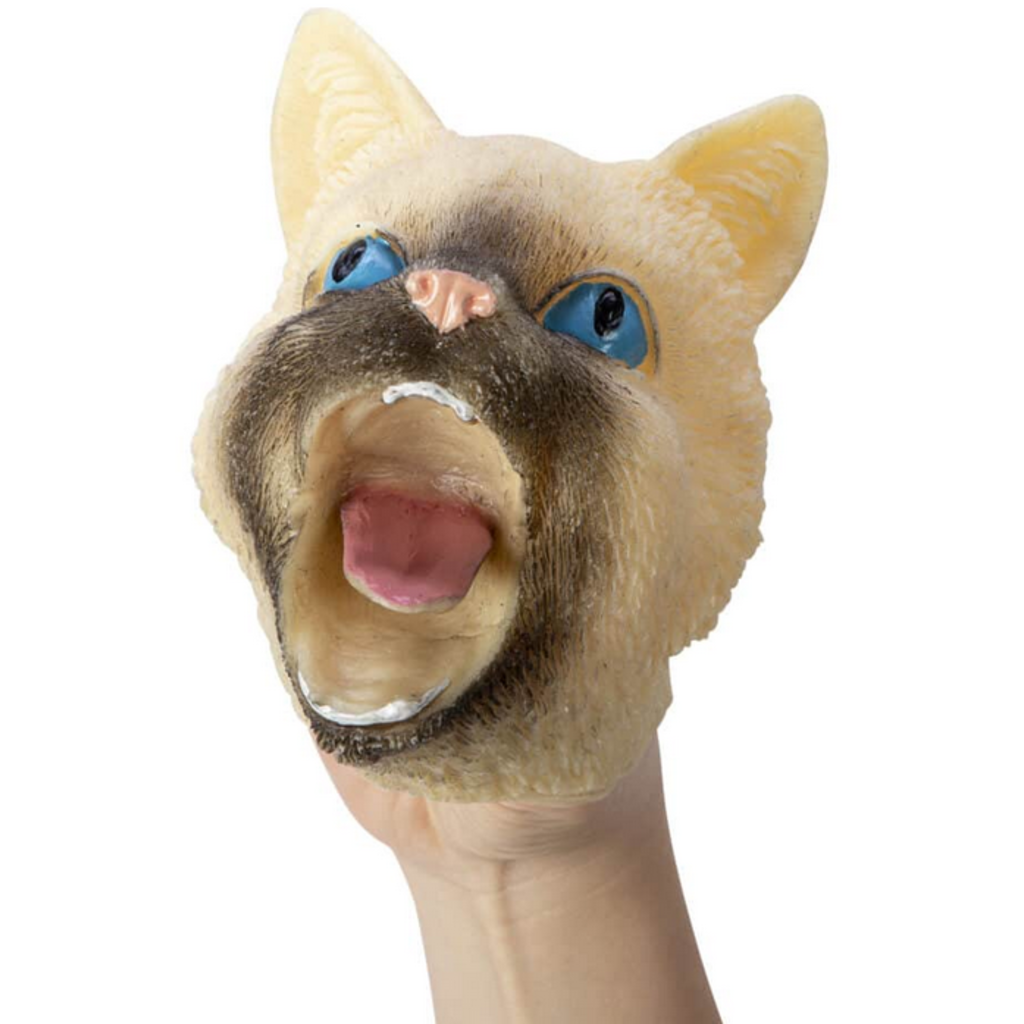 SCHYLLING ASSOCIATES RUBBER HAND PUPPET CAT