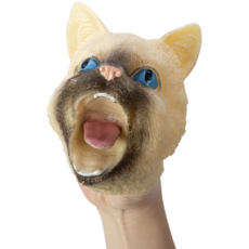 SCHYLLING ASSOCIATES RUBBER HAND PUPPET CAT