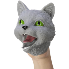 SCHYLLING ASSOCIATES RUBBER HAND PUPPET CAT