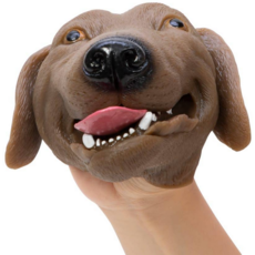 SCHYLLING ASSOCIATES RUBBER HAND PUPPET DOG