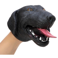 SCHYLLING ASSOCIATES RUBBER HAND PUPPET DOG