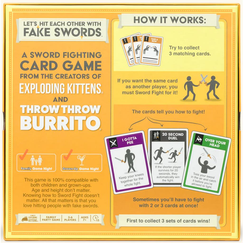 EXPLODING KITTENS LET'S HIT EACH OTHER WITH FAKE SWORDS