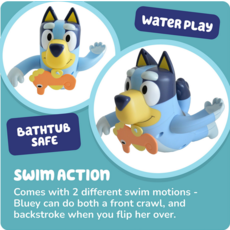 BLUEY SWIMMING BLUEY BATH TOY