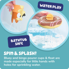 BLUEY SPLASH & FLOAT BLUEY & BINGO 2-IN-1 WATER TOYS