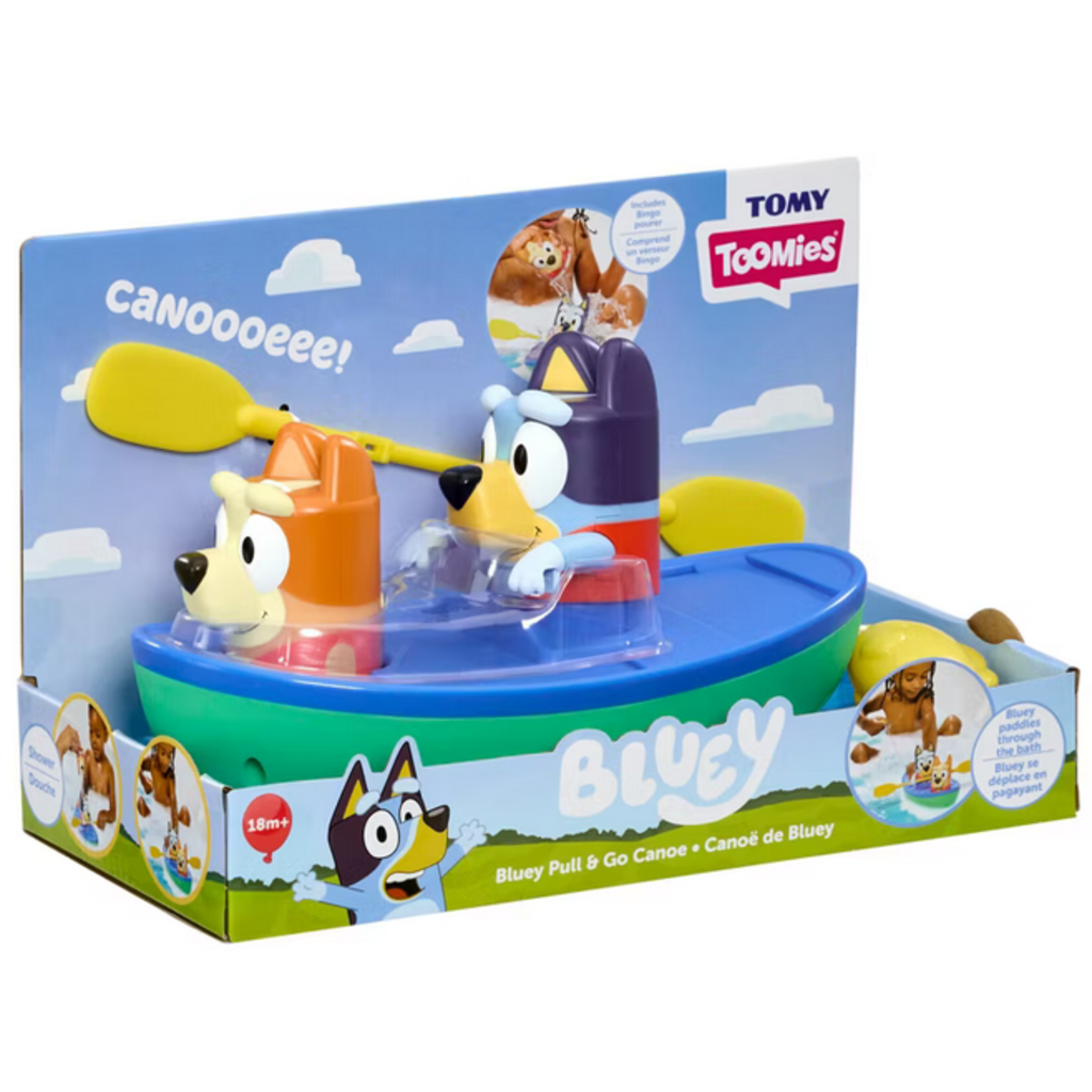 BLUEY BLUEY PADDLING CANOE