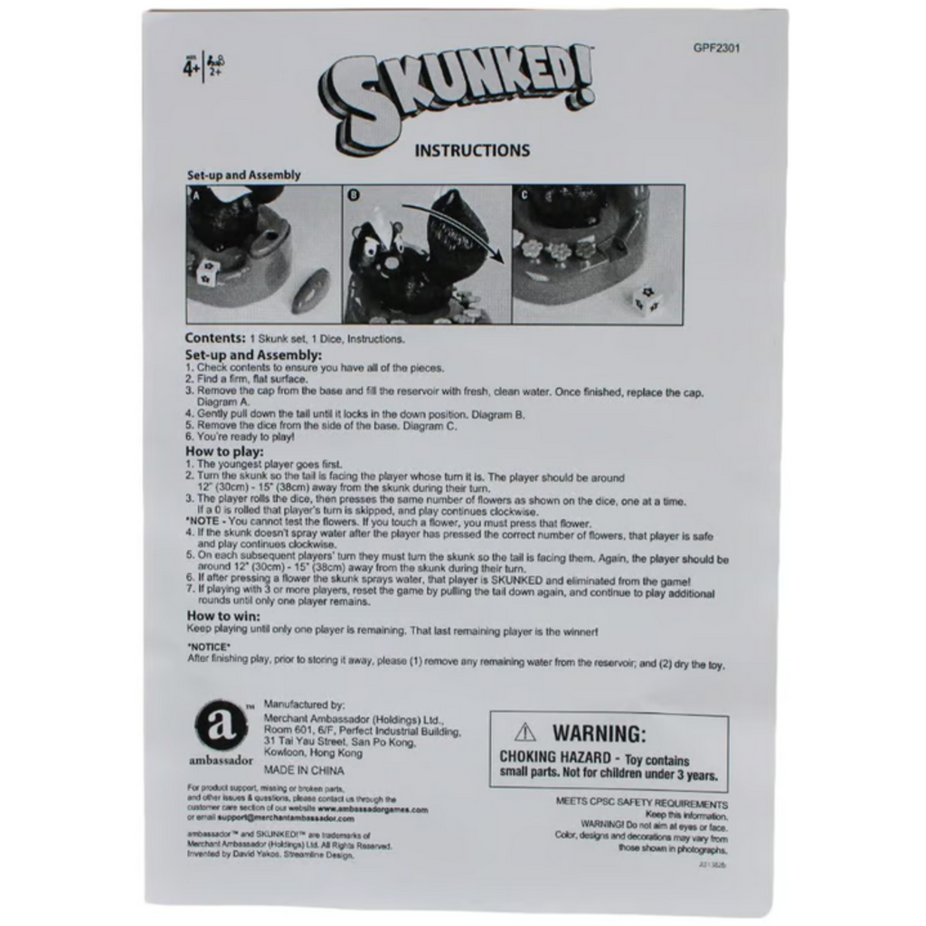 GAME ZONE SKUNKED