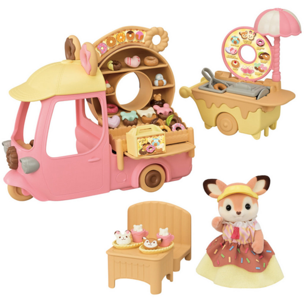 CALICO CRITTERS DIP DIP DONUTS WAGON CALICO CRITTERS