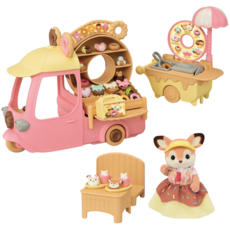 CALICO CRITTERS DIP DIP DONUTS WAGON CALICO CRITTERS
