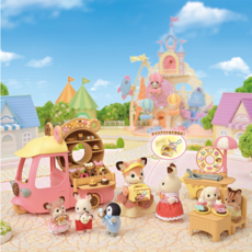 CALICO CRITTERS DIP DIP DONUTS WAGON CALICO CRITTERS