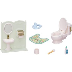 CALICO CRITTERS TOILET SET CALICO CRITTERS