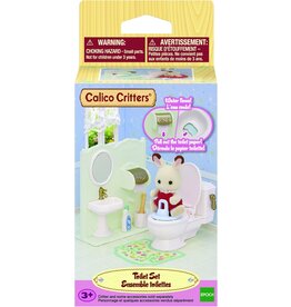 CALICO CRITTERS TOILET SET CALICO CRITTERS