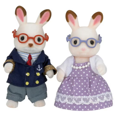 CALICO CRITTERS CHOCOLATE RABBIT GRANDPARENTS CALICO CRITTERS*
