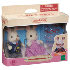 CALICO CRITTERS CHOCOLATE RABBIT GRANDPARENTS