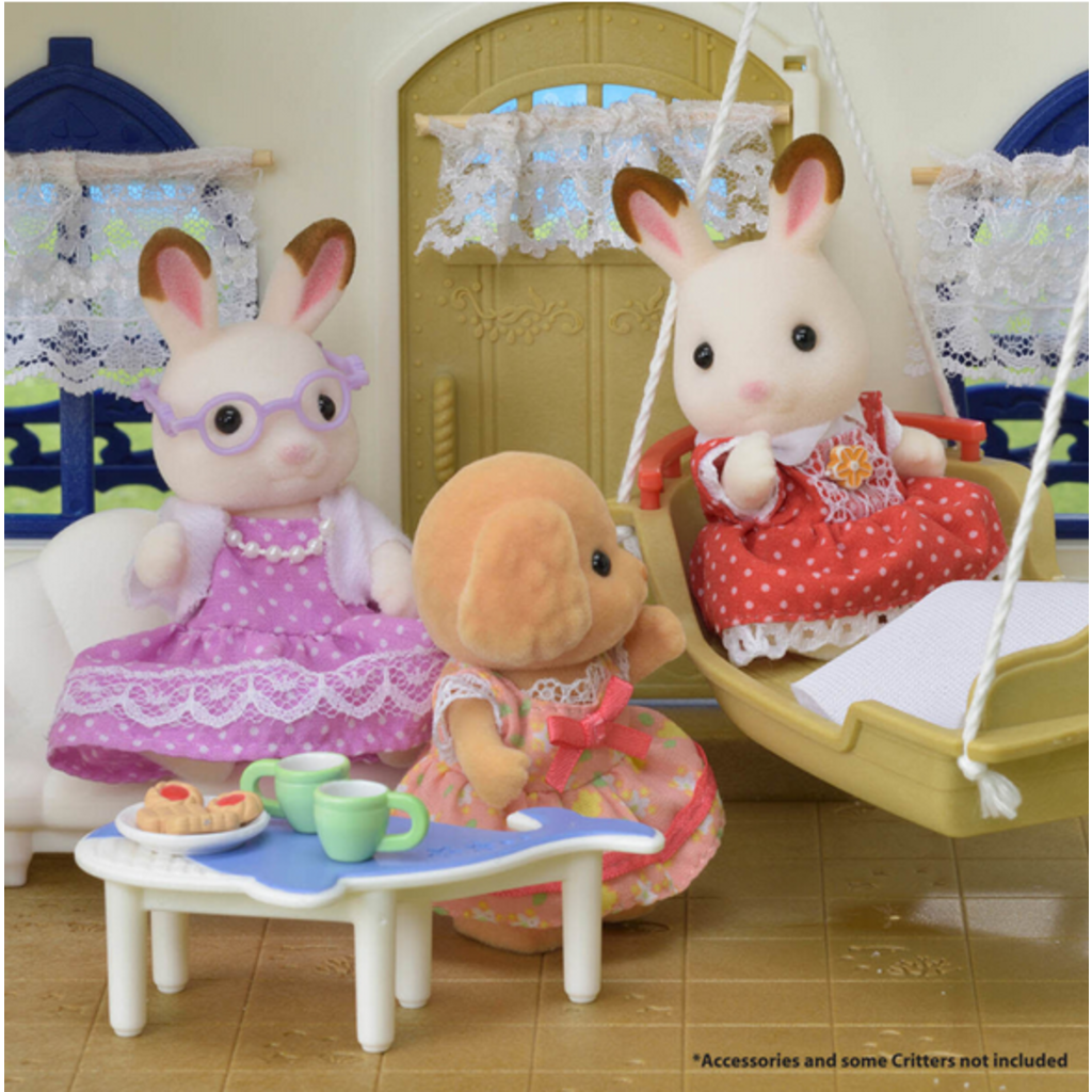 CALICO CRITTERS CHOCOLATE RABBIT GRANDPARENTS