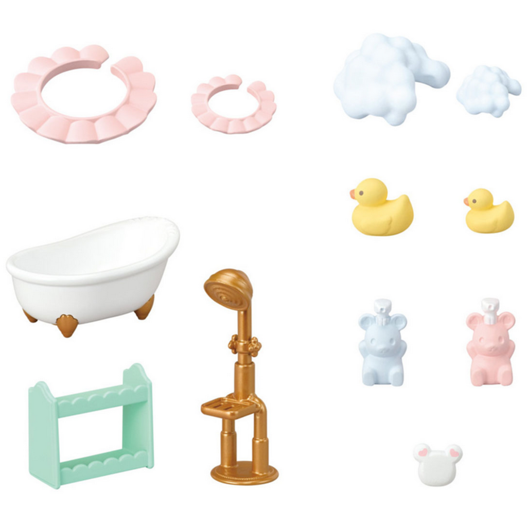 CALICO CRITTERS BATH TIME BUBBLE SIBLINGS CALICO CRITTERS