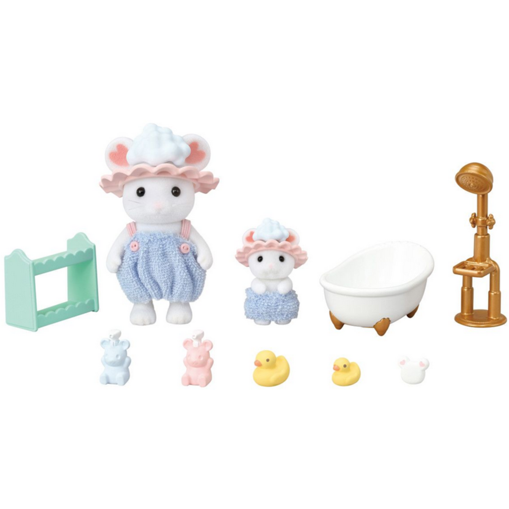 CALICO CRITTERS BATH TIME BUBBLE SIBLINGS CALICO CRITTERS