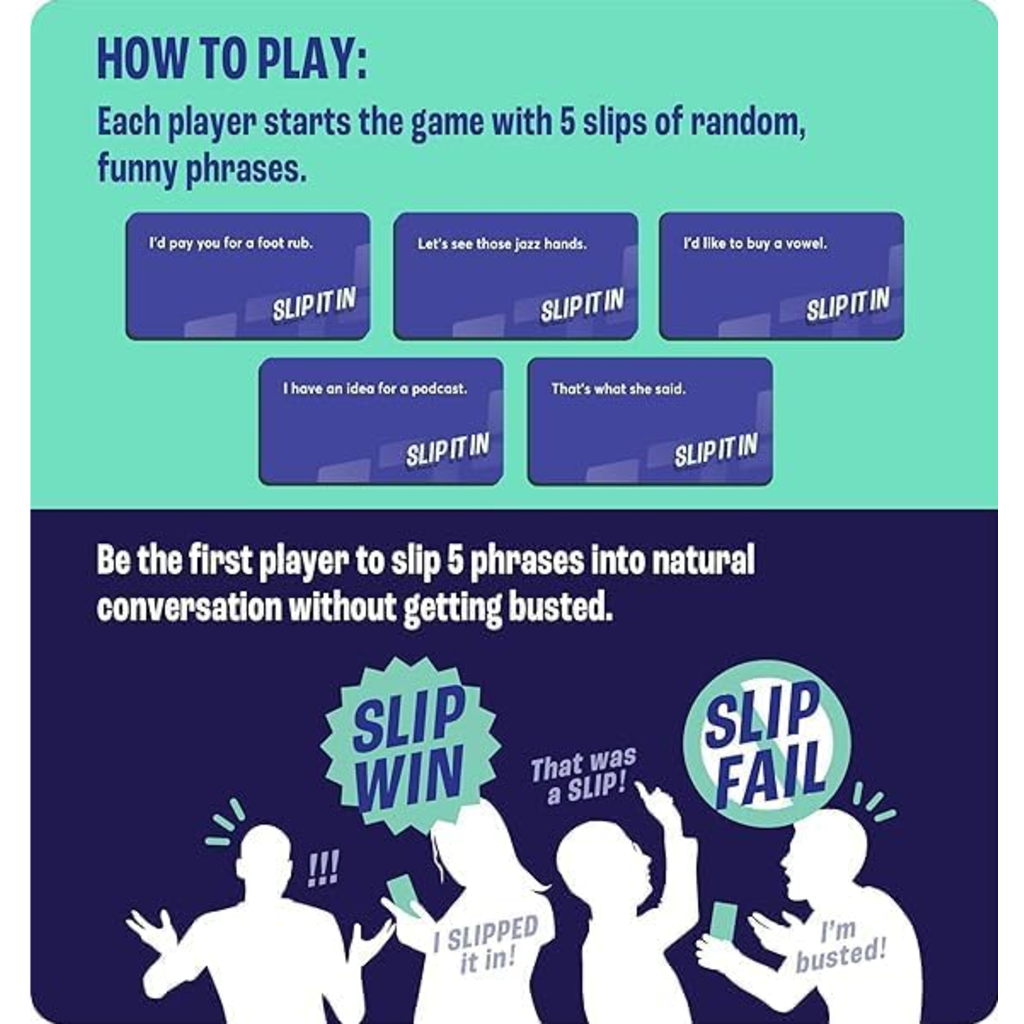 GRAY MATTERS GAMES SLIP IT IN CARD GAME