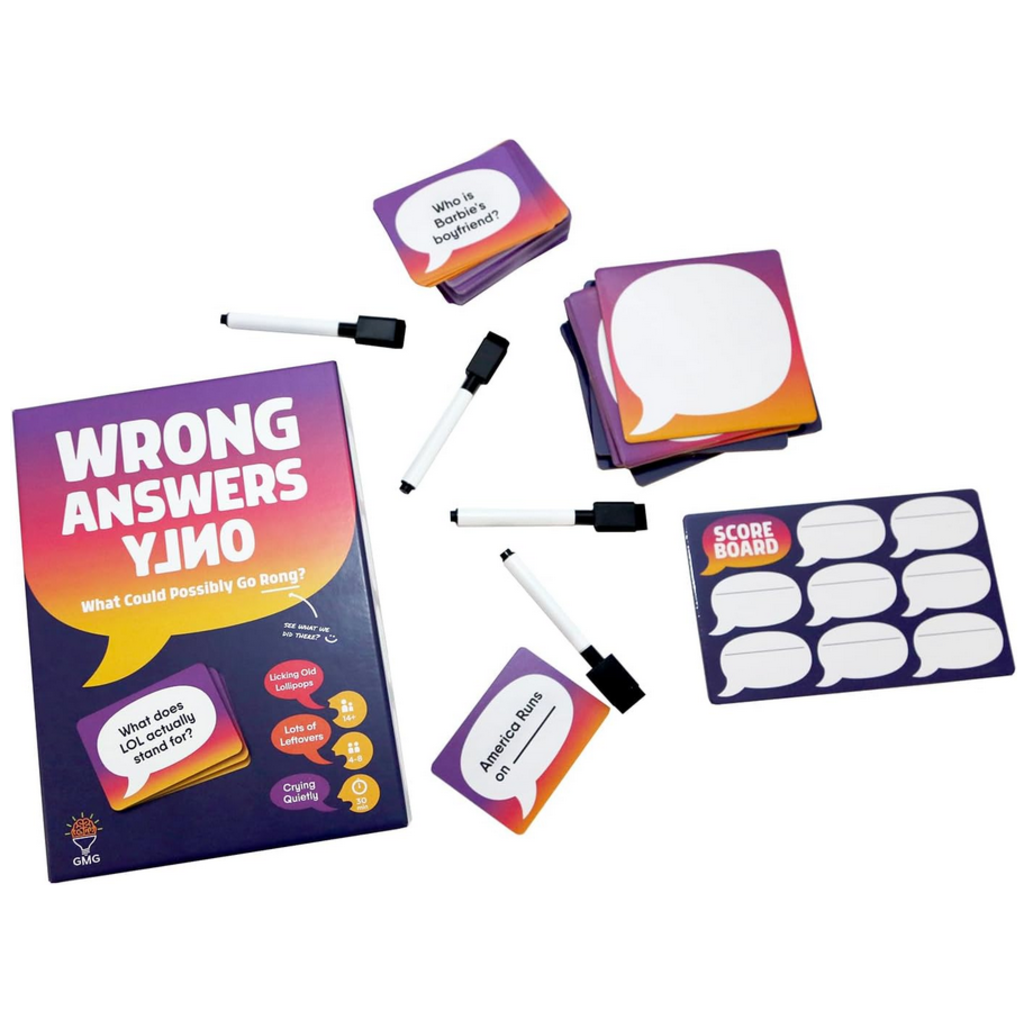 GRAY MATTERS GAMES WRONG ANSWERS ONLY