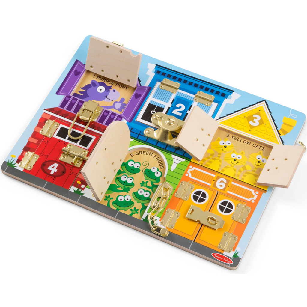 MELISSA AND DOUG LATCHES BOARD