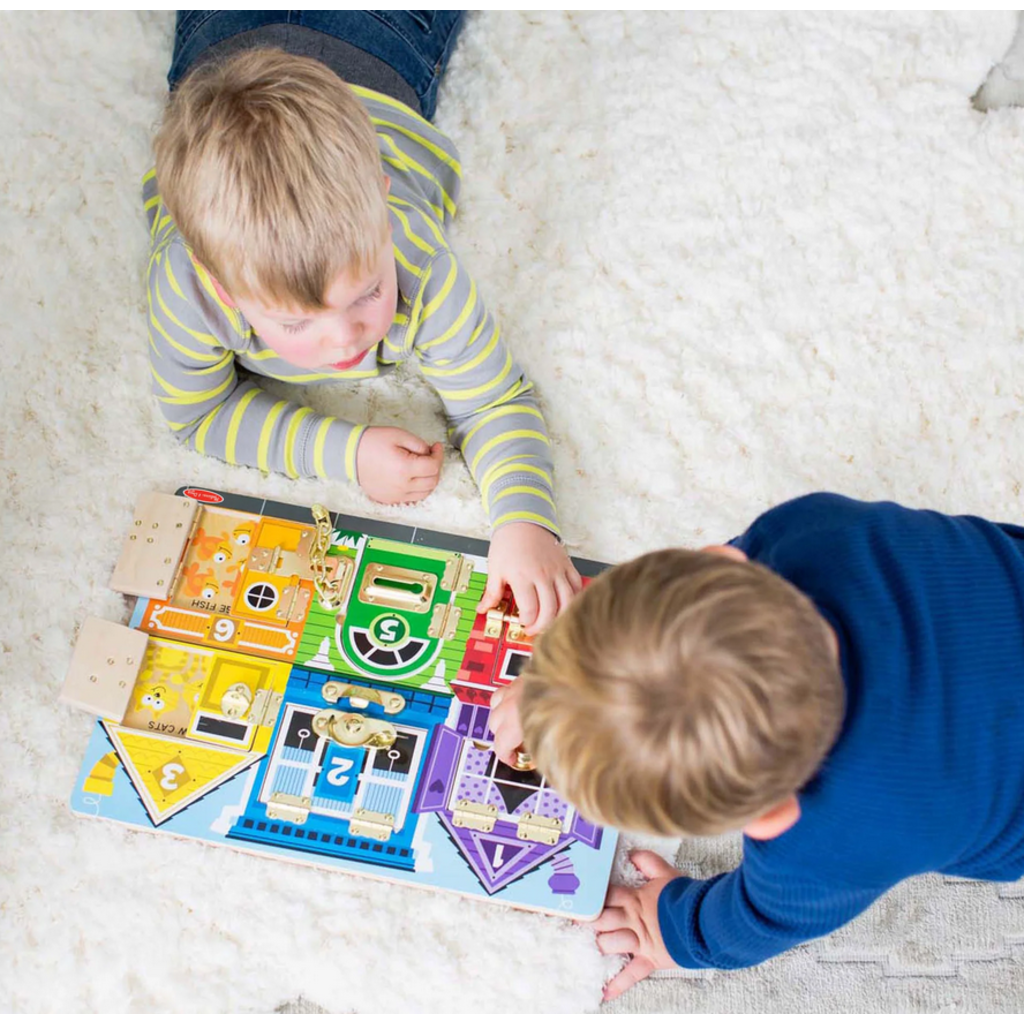 MELISSA AND DOUG LATCHES BOARD