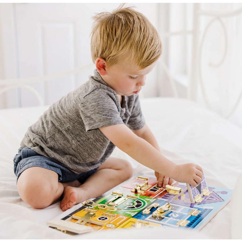 MELISSA AND DOUG LATCHES BOARD