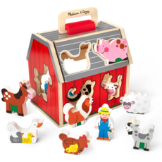 MELISSA AND DOUG TAKE ALONG SORTING BARN