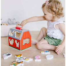MELISSA AND DOUG TAKE ALONG SORTING BARN