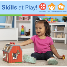 MELISSA AND DOUG TAKE ALONG SORTING BARN