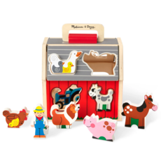 MELISSA AND DOUG TAKE ALONG SORTING BARN