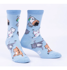SOCK IT TO ME PURR-SCRIPTION FOR HAPPINESS WOMEN CREW