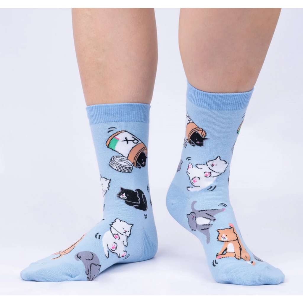 SOCK IT TO ME PURR-SCRIPTION FOR HAPPINESS WOMEN CREW