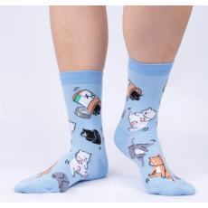 SOCK IT TO ME PURR-SCRIPTION FOR HAPPINESS WOMEN CREW