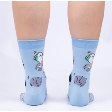 SOCK IT TO ME PURR-SCRIPTION FOR HAPPINESS WOMEN CREW