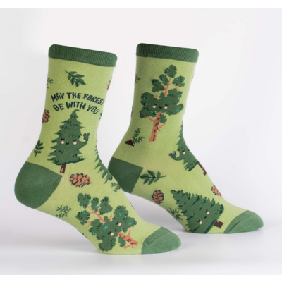SOCK IT TO ME MAY THE FOREST BE WITH YOU WOMEN CREW