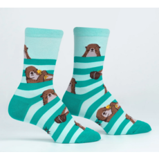 SOCK IT TO ME MY OTTER FOOT WOMEN CREW