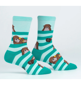SOCK IT TO ME MY OTTER FOOT WOMEN CREW