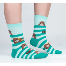 SOCK IT TO ME MY OTTER FOOT WOMEN CREW