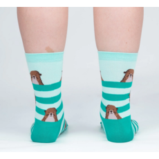 SOCK IT TO ME MY OTTER FOOT WOMEN CREW